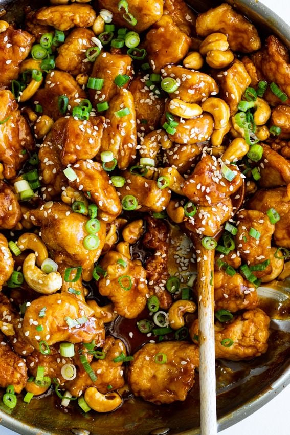 Skinny Cashew Chicken Stirfry