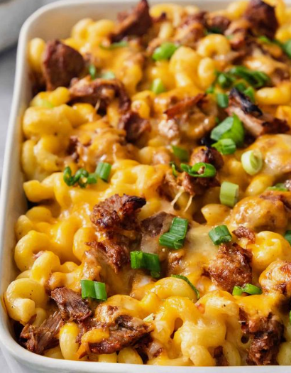 Smoked Brisket Mac N Cheese