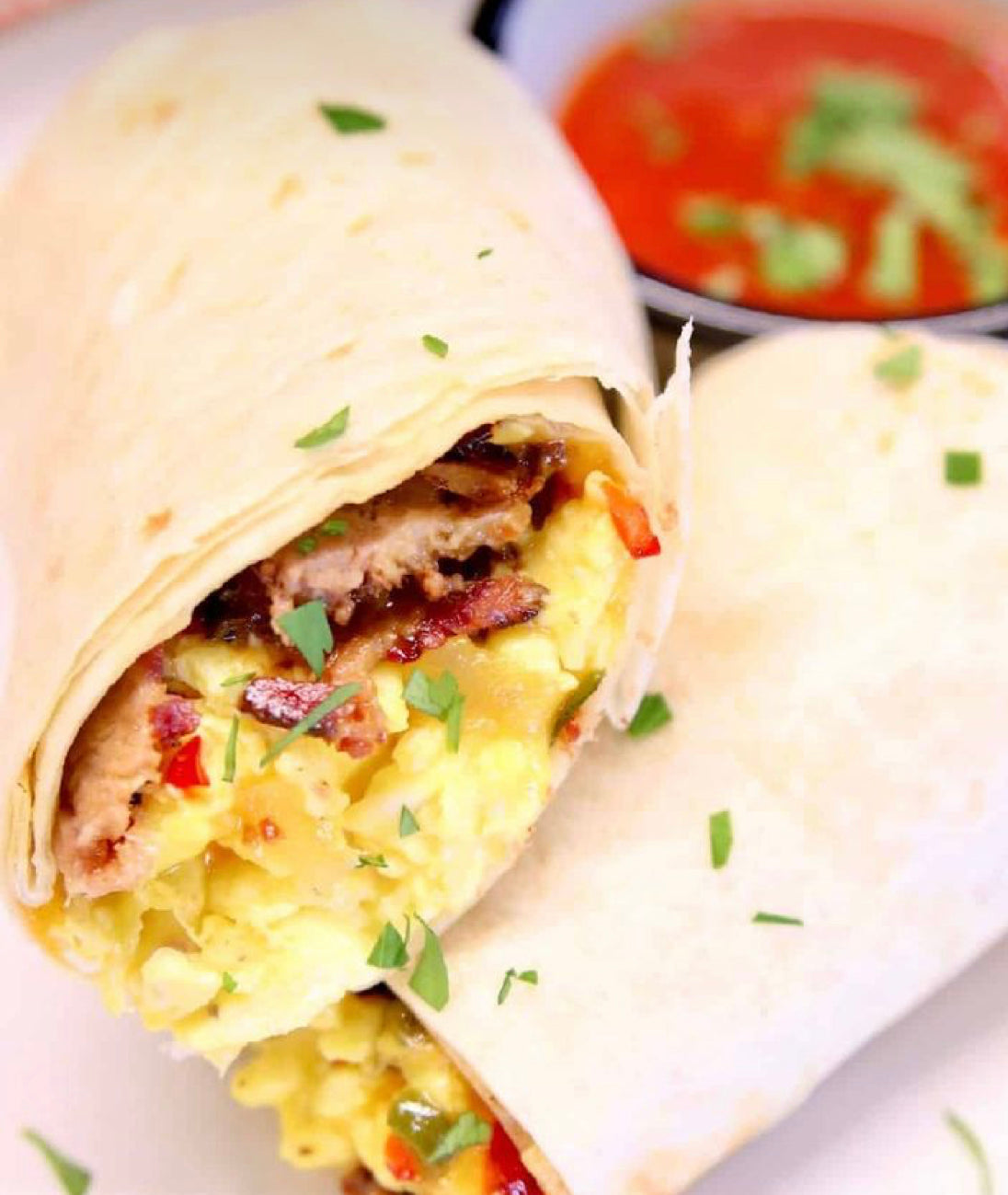 Jumbo Smoked Brisket Breakfast Burrito