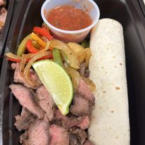 Chili Lime Sirloin Steak Fajitas
