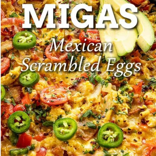 Mexican Style Scrambled Eggs &Chorizo(Migas)