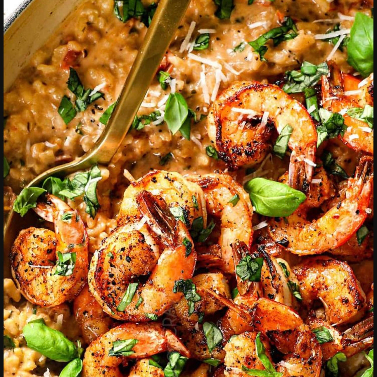 Blackened Shrimp Risotto