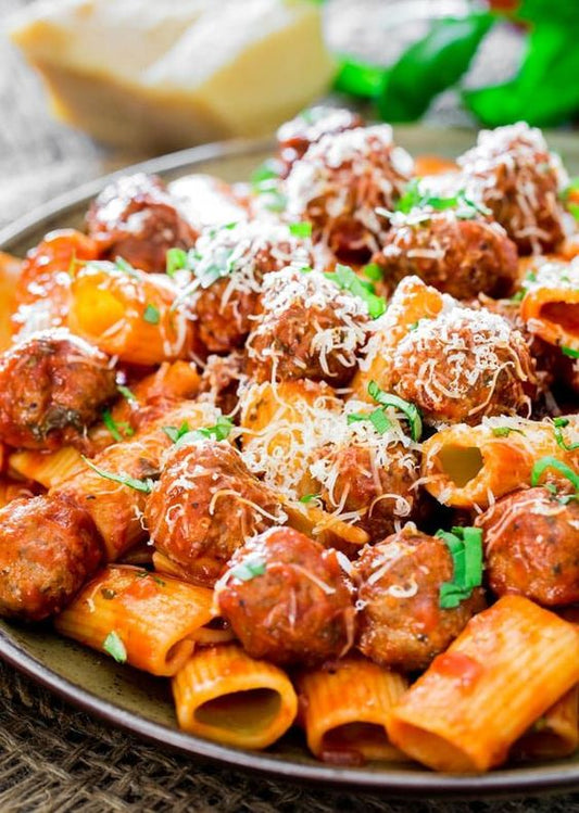 Rigatoni Meatballs