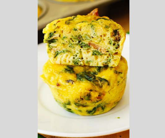 Spinach, Bacon & Egg Muffin w/ Breakfast Potatoes